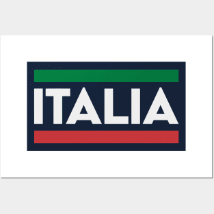 Italia - Flag Design Posters and Art